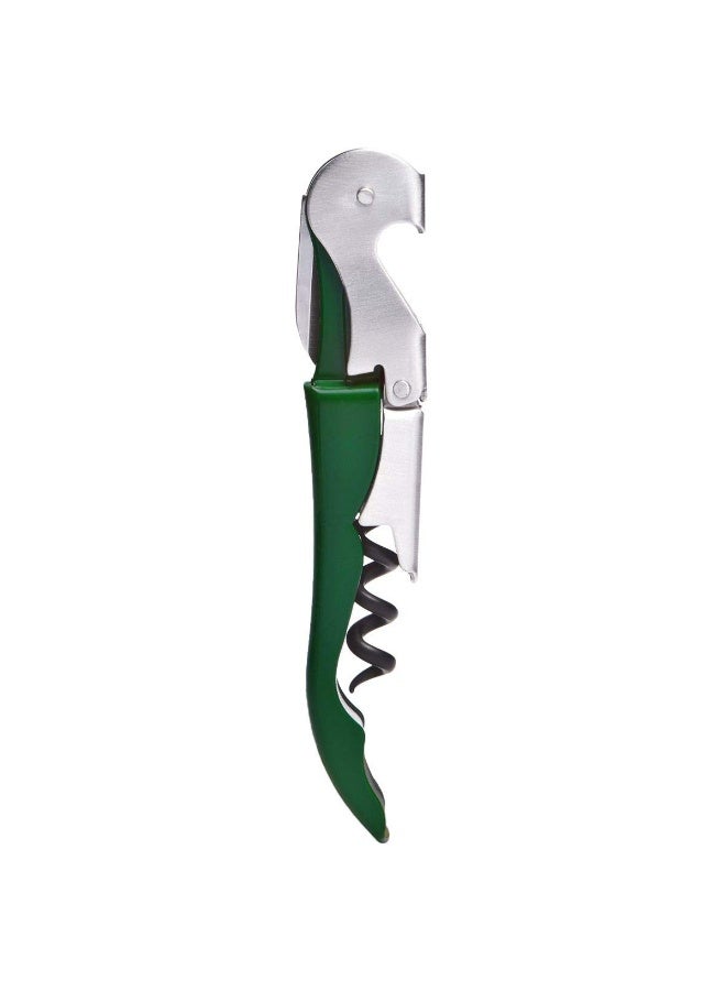 Oenophilia Duo-Lever Professional Waiters Corkscrew - Hunter Green - Image 1